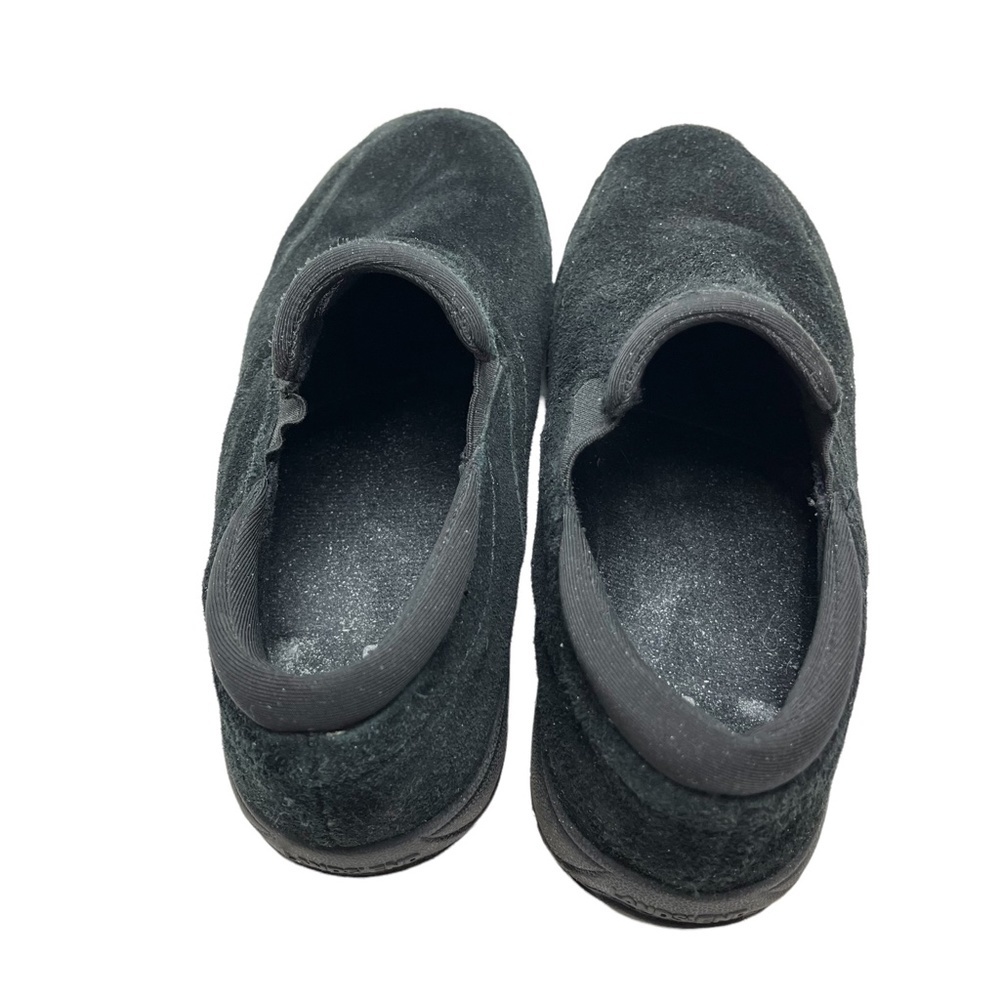 LAND'S END Genuine Leather Black Suede Loafers Casual Flats Low Top Shoes 9.5 D - Picture 7 of 16